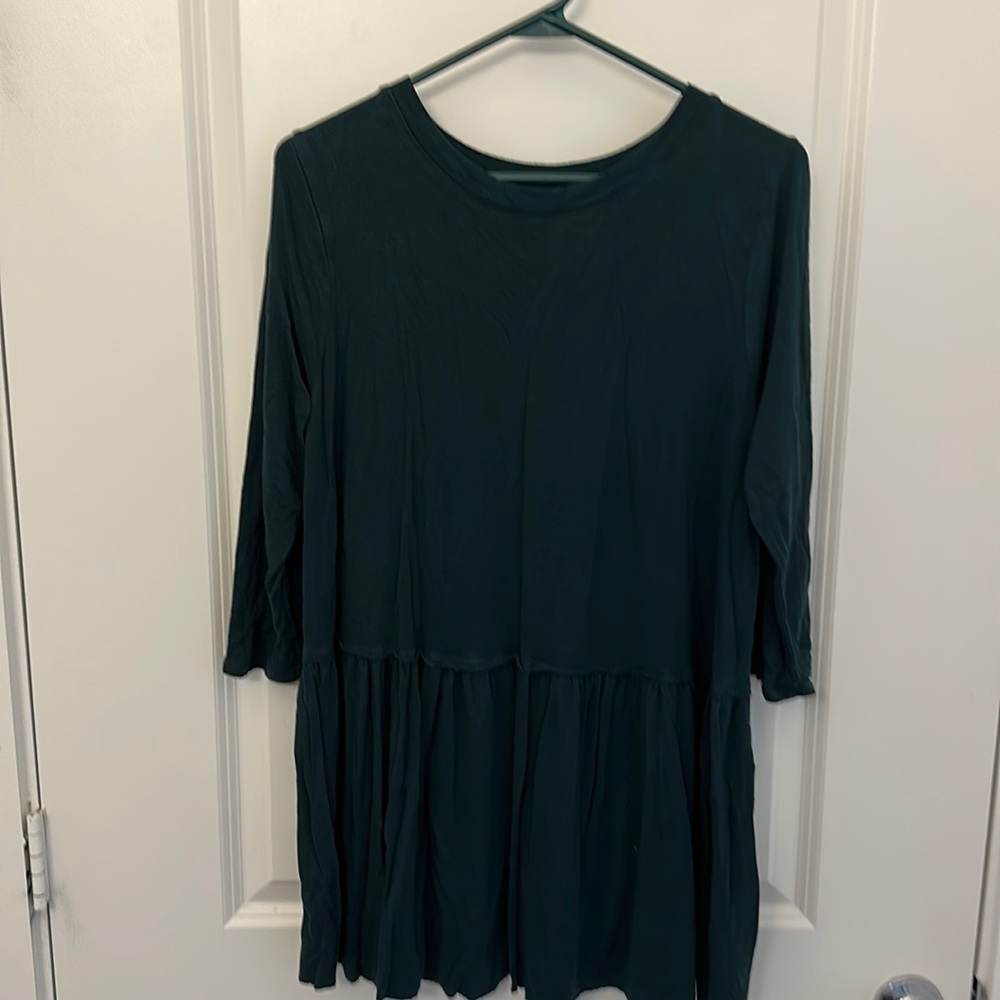Dark green large tunic